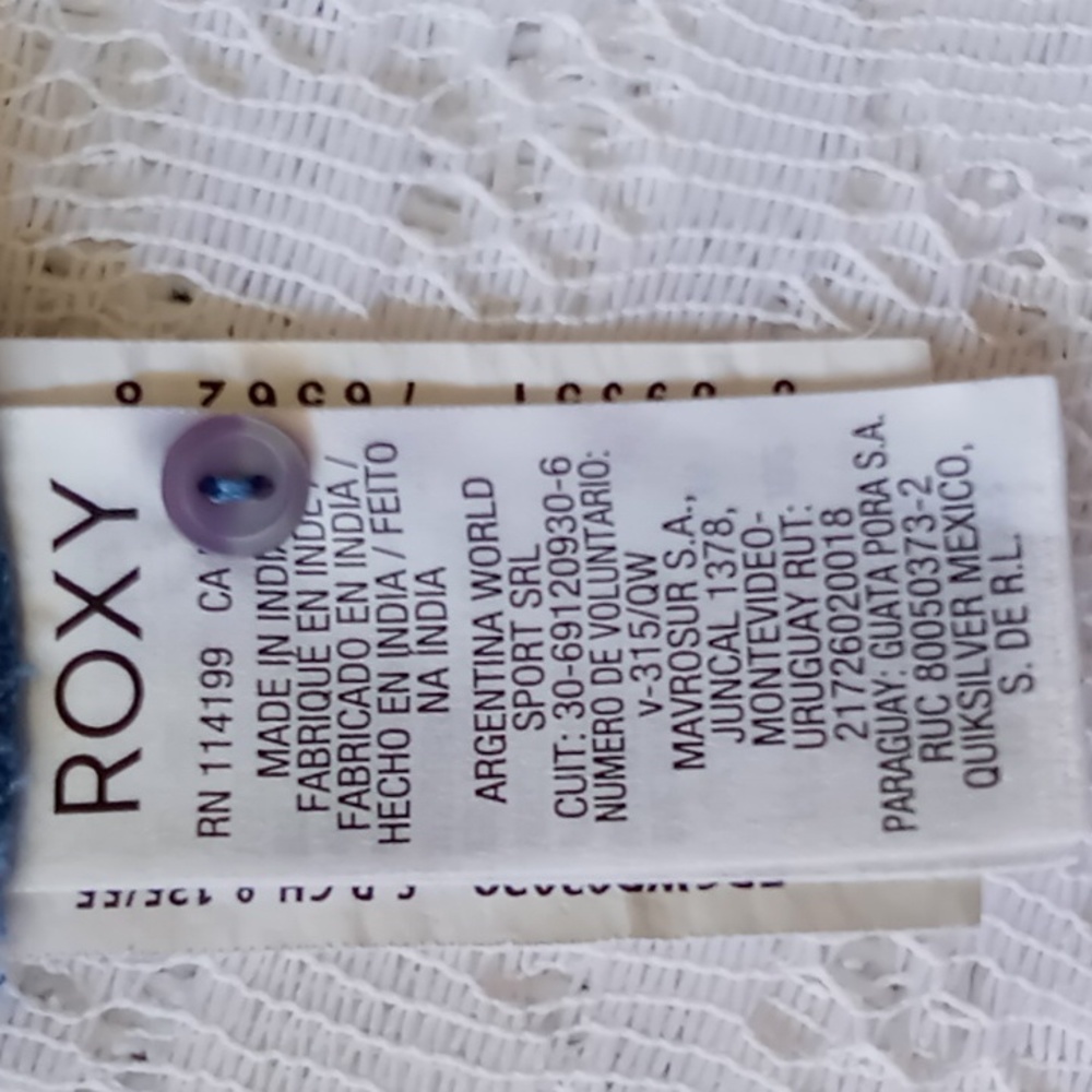 Roxy Girl's Sleeveless A-line Gauze Dress Size 8 Small Dusty Blue - Picture 9 of 11